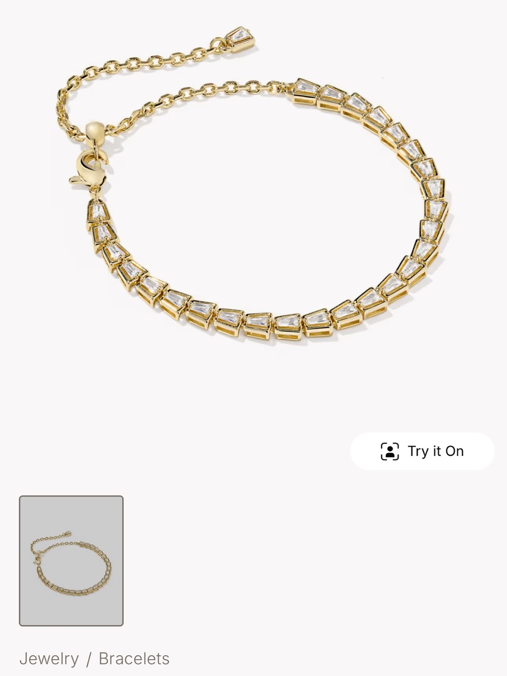 Kendra Scott Tennis Bracelet - Picture 3 of 3